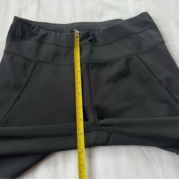 Athleta laser mesh sonar capri High Rise black leggings 9904 - Picture 11 of 14